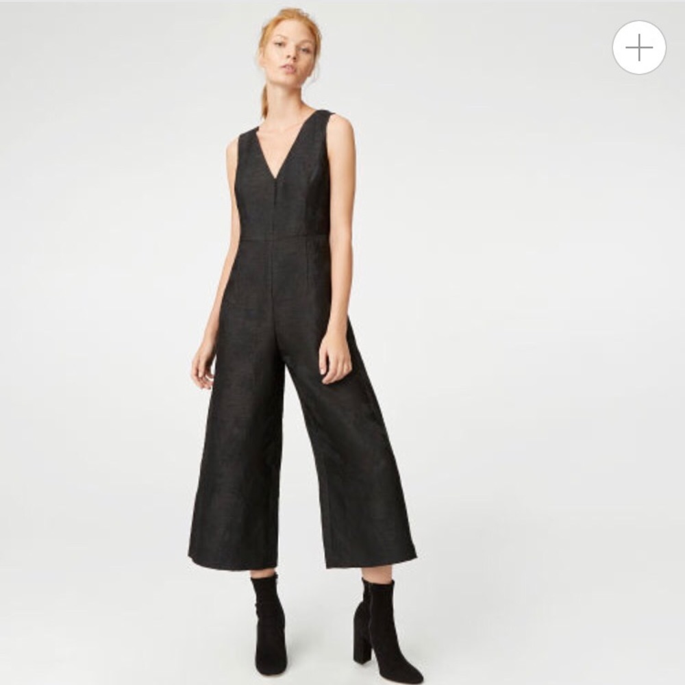 Holiday outfit! Club M. Joannah Jacquard Jumpsuit